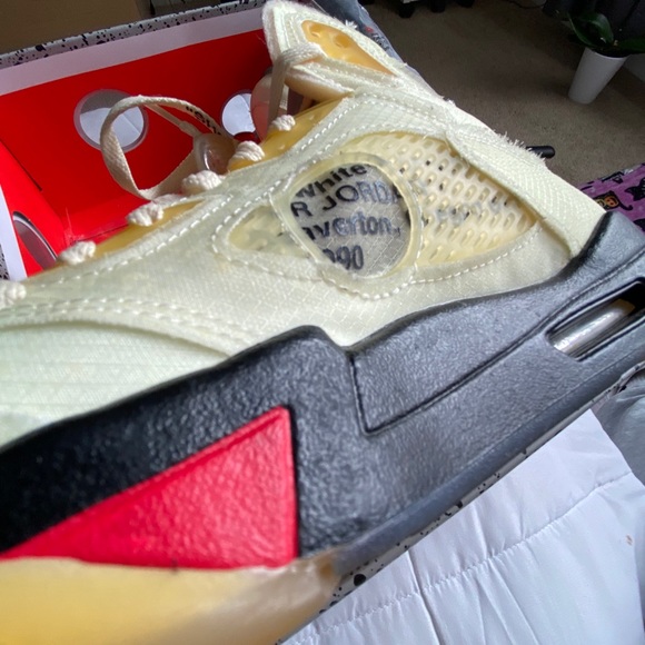 OFF-WHITE X Nike Air Jordan 5 Sail - Picture 3 of 15